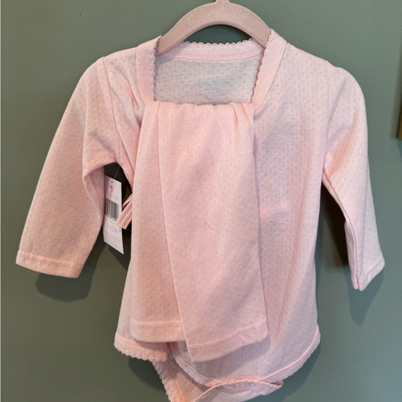 SHABBY CHIC baby girls 2 piece pink set - Picture 7 of 8